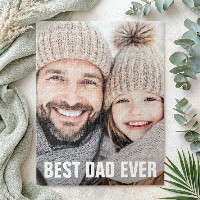 Best dad ever father's day photo jigsaw puzzle (Best dad ever father's day photo jigsaw puzzle)