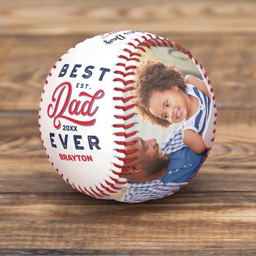 Best Dad Ever  Fathers Day Photos  Monogram Baseball