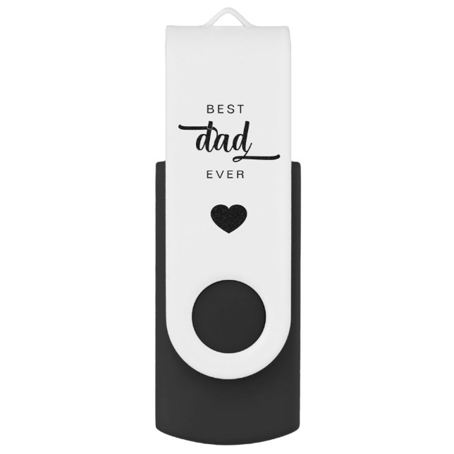 Best Dad Ever Father's Day Script  Flash Drive (Front Vertical)