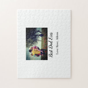 Best dad ever father's day son daughter papa dad p jigsaw puzzle