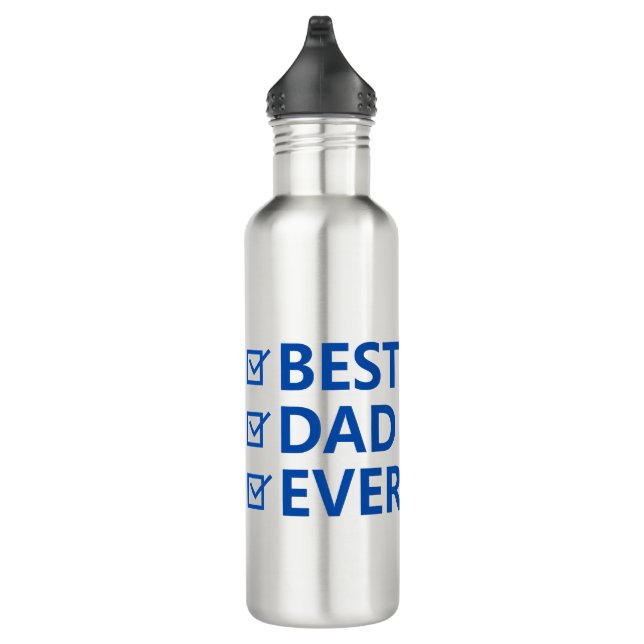 Best Dad Ever Father's day  Stainless Steel Water Bottle (Right)