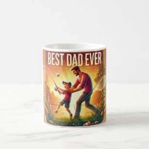Best Dad Ever Fishing Adventure Coffee Mug