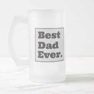 Best Dad Ever Frosted Mug
