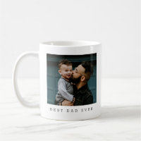 Best Dad Ever Full Photo Personalized