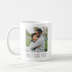 Best Dad Ever Full Photo Personalized Coffee Mug