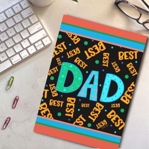 Best Dad Ever Fun Fatherâs Day Inspirivity Card