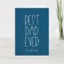 Best dad ever Funny Father's day Card