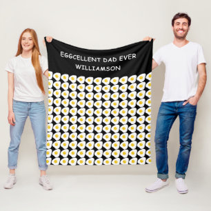 Best Dad Ever Funny Fathers day gift for new dad  Fleece Blanket