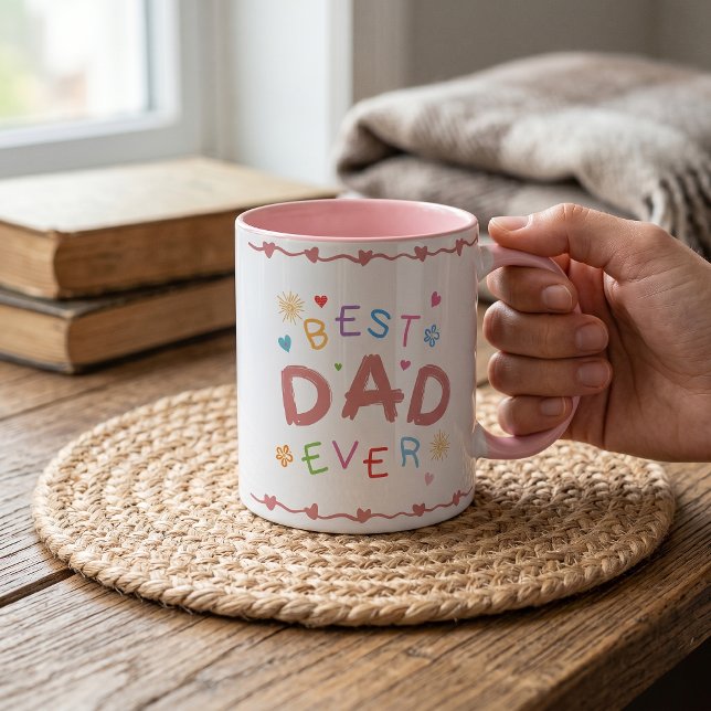 Best Dad Ever Gift For Dad Father's Day Mug (Creator Uploaded)