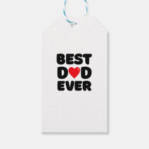 Best Dad Ever Gift Tags
