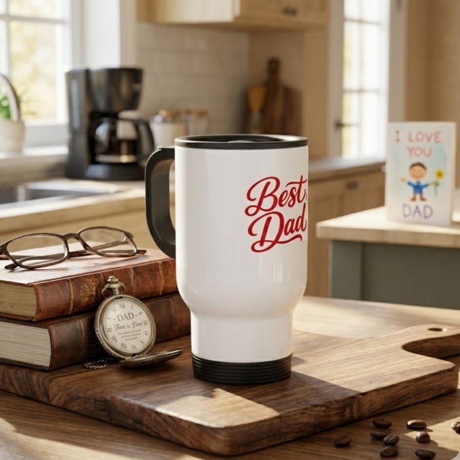 Best Dad Ever Gift Tee Travel Mug (Creator Uploaded)
