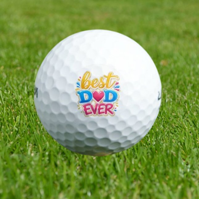  Best Dad Ever Golf Balls (Celebrate the "Best Dad Ever" with unique gifts!)