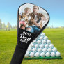 Best DAD Ever - Golfer - Personalized Photo Golf Head Cover