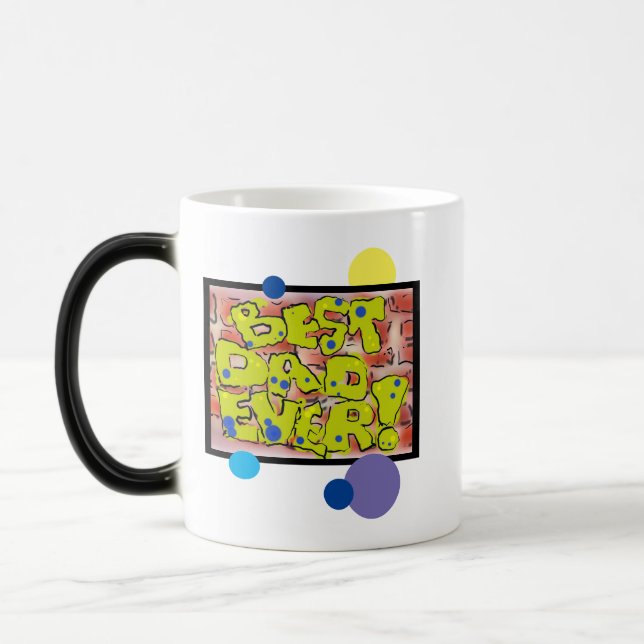 Best Dad Ever Graffiti Morphing Mug (Left)
