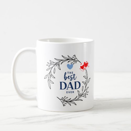 Best Dad Ever Groovy  Coffee Mug