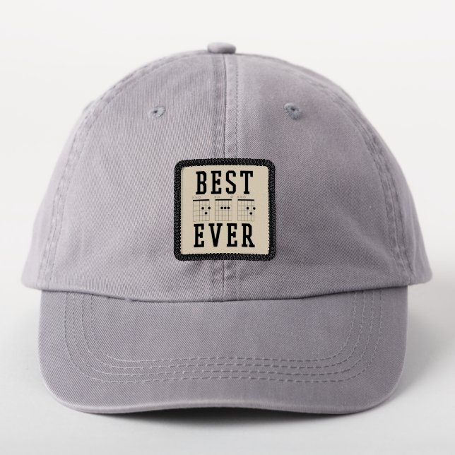 Best Dad Ever Guitar Chords | Father's day Patch (On Headwear)
