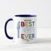 Best Dad Ever Guitar Chords Personalized Name