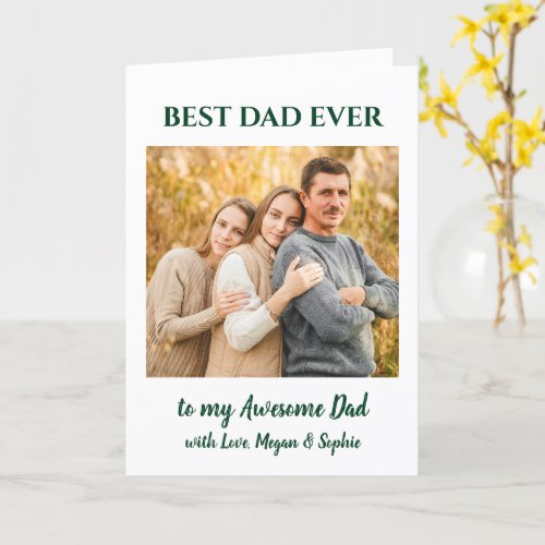 Best DAD Ever  HAPPY BIRTHDAY Card