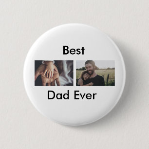 best dad ever happy father's day add your photo  button