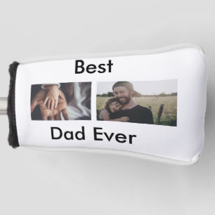 best dad ever happy father's day add your photo golf head cover