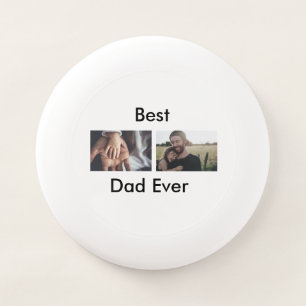 best dad ever happy father's day add your photo  Wham-O frisbee