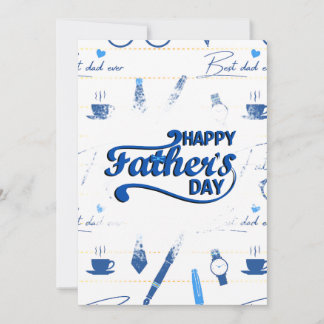 Best Dad Ever, Happy Father's Day Invitation