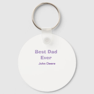 Best dad ever happy father's day name purplesimple keychain