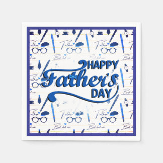 Best Dad Ever, Happy Father's Day Napkins