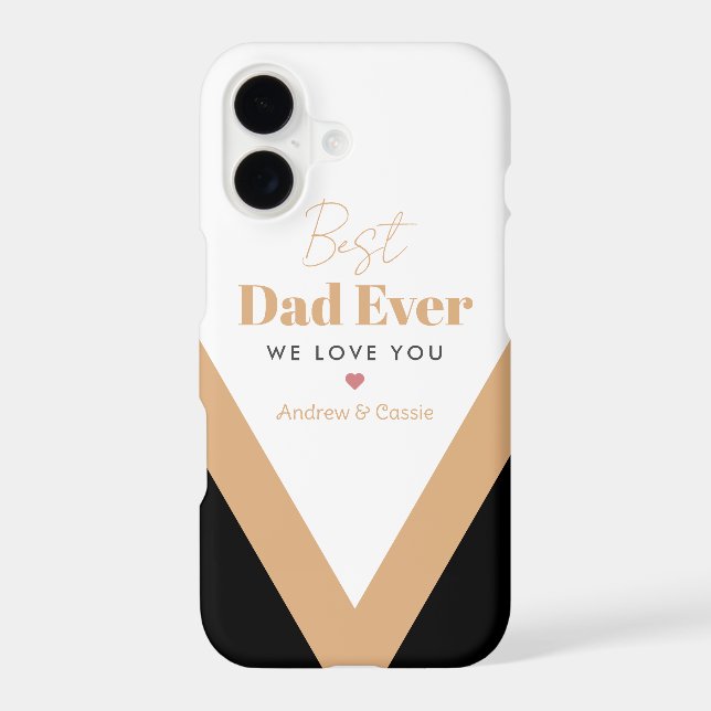 Best dad ever iphone case (Back)