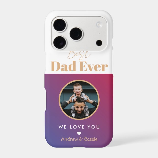 Best dad ever iphone case (Back)