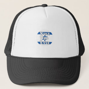 Best Dad Ever Israel Flag Trucker Hat