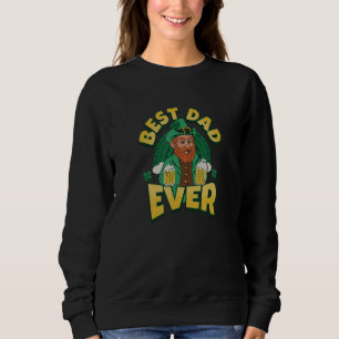 Best Dad Ever Jokes Sarcastic Awesome Irish Fath Sweatshirt