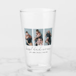 Best Dad Ever Keepsake Multi Photo Glass<br><div class="desc">Modern and simple father's day or birthday gift for a dad featuring 3 pictures of your choice with a script text that says "Best Dad Ever" under them. Customize this product by adding the children's names and date as a memory. Perfect keepsake gift for fathers.</div>