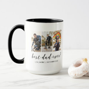 Best Dad Ever Keepsake Multi Photo Mug