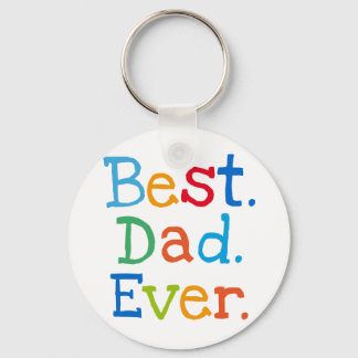 Best dad ever keychain