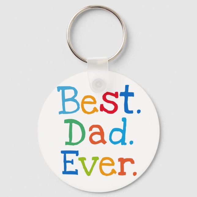 Best dad ever keychain (Front)