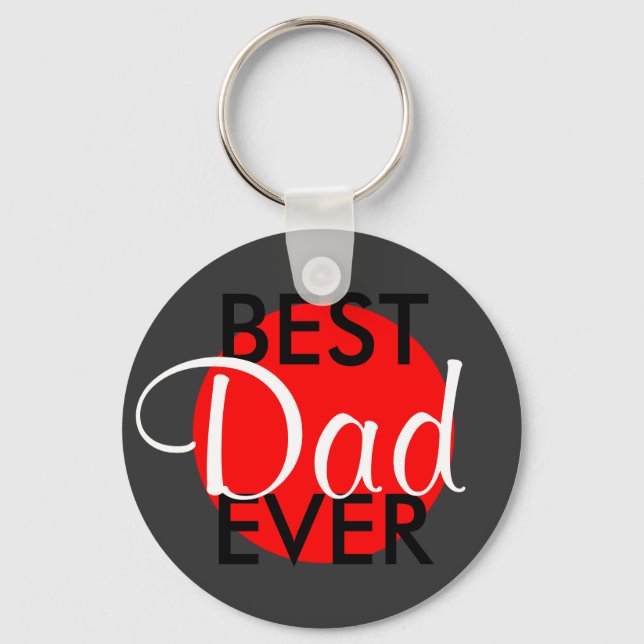 Best Dad Ever Keychain (Front)