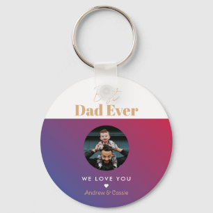 Best dad ever keychain