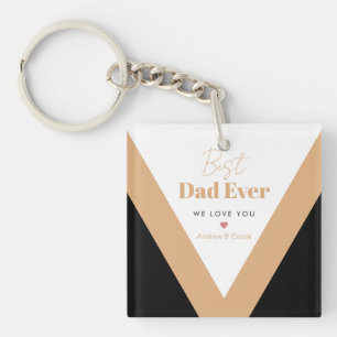 Best dad ever keychain