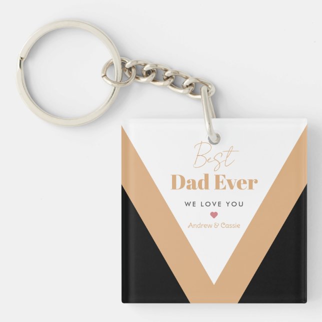 Best dad ever keychain (Front)