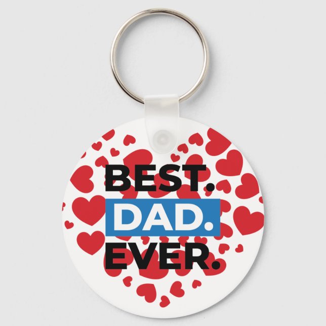 Best Dad Ever Keychain (Front)
