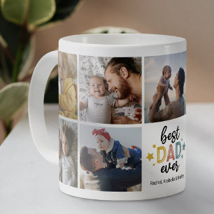 Best Dad Ever l Custom Photo Collage Coffee Mug