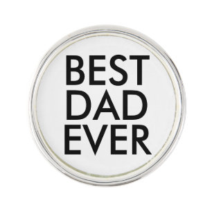 Best Dad Ever Lapel Pin Father's Day