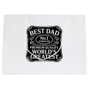 Best Dad Ever Large Gift Bag