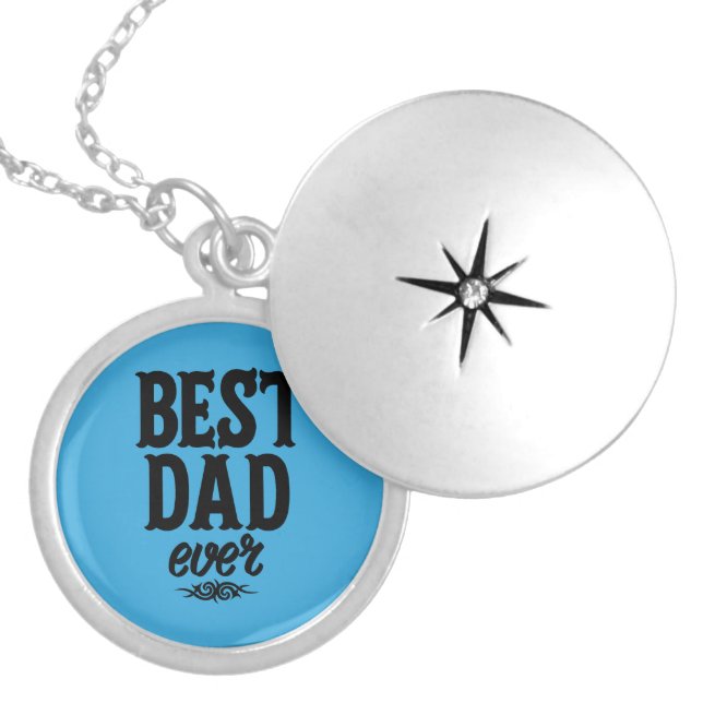 Best Dad Ever  Locket Necklace (Front)