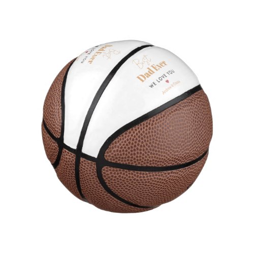 Best dad ever mini basketball