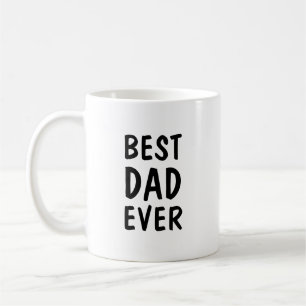 Best Dad Ever Minimalist Father Gift Coffee Mug