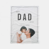 Best Dad Ever Minimalist Photo Father's Day