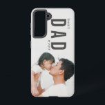 Best Dad Ever Minimalist Photo Samsung Galaxy S21 Case<br><div class="desc">This minimalist and modern " best DAD ever " phone case features your photo and bold black lettering. A perfect gift for Father's Day,  birthdays,  and holidays. Personalize for your needs. You can find more matching products at my store.</div>