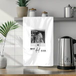 Best Dad Ever Minimalistic Photo  Kitchen Towel<br><div class="desc">Celebrate the best dad ever with our minimalistic photo kitchen towel! This modern and stylish towel features the heartfelt message "Best Dad Ever" along with a space for your favorite photo, making it a personalized gift that’s both practical and sentimental. Perfect for adding a special touch to the kitchen, this...</div>